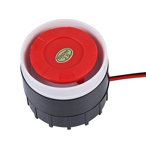 12 Volt Siren 120Db Dc 12V Mini Red Wired Horn Siren Geluid Alarm Systeem Waarschuwing Horn voor Home Security 4