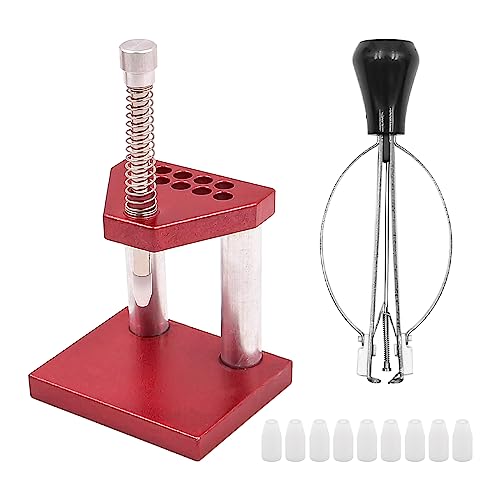 Horloge Hand Verwijderaar Gereedschap met 10 st Plastic Tips Horloge Plunger horlogemaker voor horloge hand installatie En verwijderen