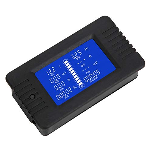 Batterijmonitor, PZEM-015 0-200V 0-300A Multifunctioneel LCD-scherm Batterijstroomspanning Energiecapaciteit Impedantietestercontrole met 200A Shunt (met 200A Shunt) 5
