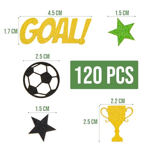 120 st. Voetbal tafel Confetti Sport partij decoratie voor jongens verjaardag decoratie baby douche geslacht onthullen partij decor