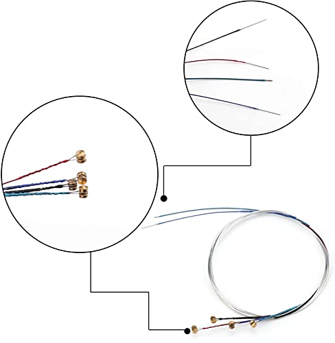 4/4 Viool String Universele Set, Classic Silver String (GDAE) Staalkern met vernikkelde kogelkop, voor vioolinstrumenten 3
