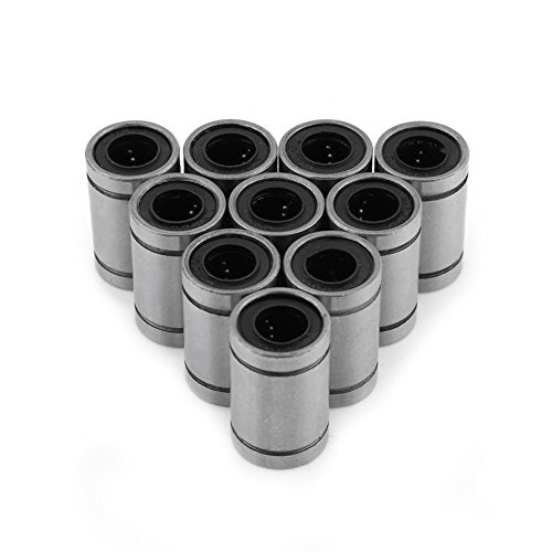 10Pcs LM8UU 8mm lagers 8 * 15 * 24 Lineaire Bewegingsballager Bushing CNC schuifbus voor 8mm Rod, 3D Printer CNC onderdelen