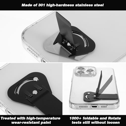 Ultra-dunne telefoonhouder, Pack van 2, Self-Adhesive telefoonhouder, Mobiele telefoonhouder, Mobiele telefoonstandaard, Verstelbare Verticaal Horizontale Swivel 4