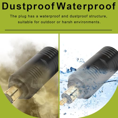 voor DIN naar sigarettenaansteker adapter 12V voor DIN-stekker en Euro-aankomst sigarettenaanstekeradapter, voor BMW Motorfiets Auto, Europese norm Auto, Vrachtwagen 5