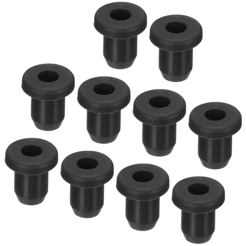20Stuks Rubber Grommets 6mm Mount Dia Ronde T-Type Siliconen Afdichting Flexibele Hole Plugs voor Kabelbuis Cord Bescherming