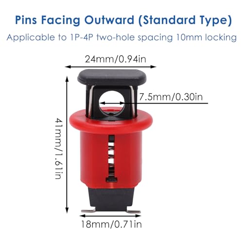 Circuit Breaker, Locking Universal Miniature Safety Switch, Lock hangslot voor de industrie, Chemische industrie, Elektrische Energie, Petroleum, Kolenmijn (MPCO)