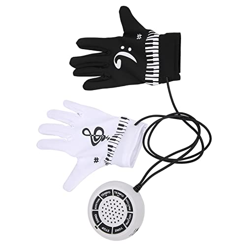 Draadloze elektronische pianohandschoenen voor muzikanten - Batterijvrije versie, Comfortabele en verstelbare pasvorm voor toetsenbordoefeningen en prestaties 4