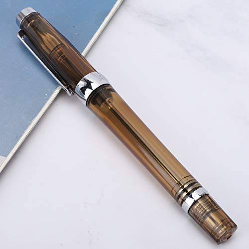 Grote Capaciteit Fountain Pen met Transparante Business Schrijven Pen, Geschikt voor Tekenen en Algemeen Handschrift. Ideaal voor feestdagen, kerstmis, verjaardagen. Glad