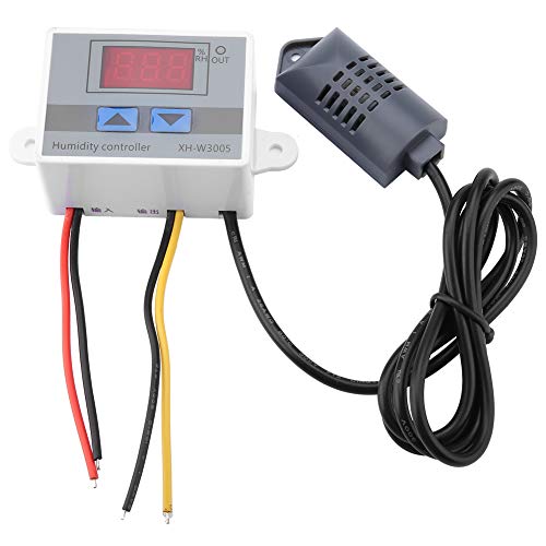 XH-W3005 Humidity Sensor, Digital Hygrometer Switch Controller, XH-W3005 Temperatuur Humidity Meter Humidity Sensor 0~99% RH 12V/24V/220V(220V) Farms Factories(220V)