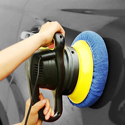 12 st. Autopoetsen Bonnet Pads Sterke Adsorptie Buffing Pad Zachte Microfiber Bonnet Buffing Pad Covers body reparatie Buffing Polishing Pads voor Auto Polisher
