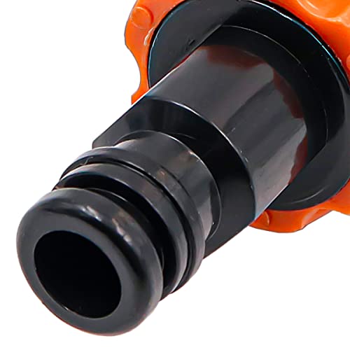 Sea Riower Cleaning Nozzle, The Water Rocket Riool Druk Wasmachine Nozzle, Quick Release Drain Cleaning Water Nozzle, Past Tuinslang (Orange) 4