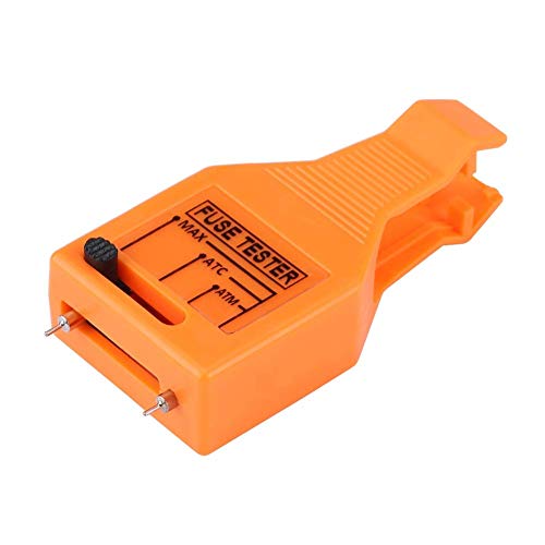 Automotive Fuse Tester & Puller - Multifunctionele Auto Fuse Checker & Removal Tool voor Mini/Standaard Mes Fuses - Oranje
