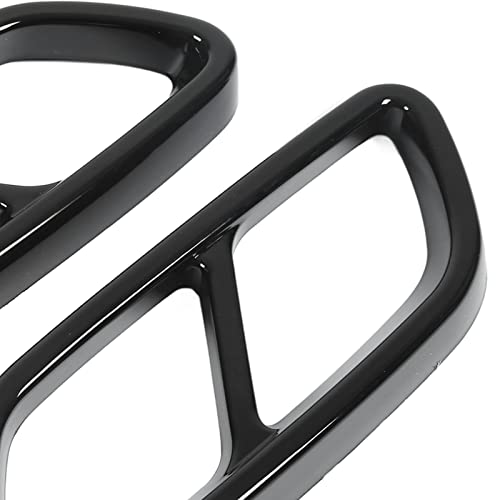 Achteruitlaatmuffler en uitlaatbuisdeksel voor C-klasse W206 vanaf 2021 (glanzend zwart) 5