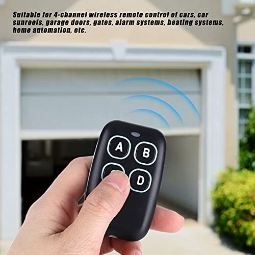 4-Key Kopiëren afstandsbediening metaal kloon afstandsbediening autokopie duplicator, leren remote fob draagbare universele draadloze remote fob voor autogarage deur 5