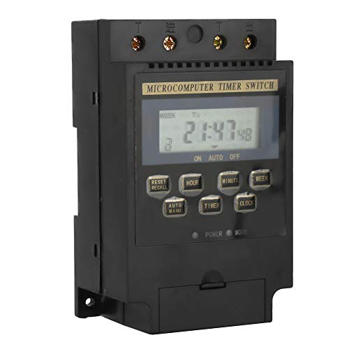 KG316T Digital Timer Controller, Microcomputer, programmeerbare Timer, AC 220V, 25A, LCD Display, Eenvoudige bediening, Grote Sync Range, Huisvesting