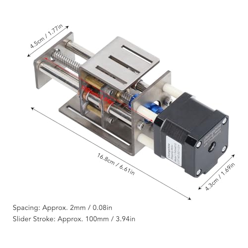 CNC Z bijlen schuiftafel, CNC Z bijlen schuiftafel, 100 Mm Stroke, nauwkeurige bediening, gemakkelijk te installeren, Stepper Motor, geschikt voor, Maling Machines 3