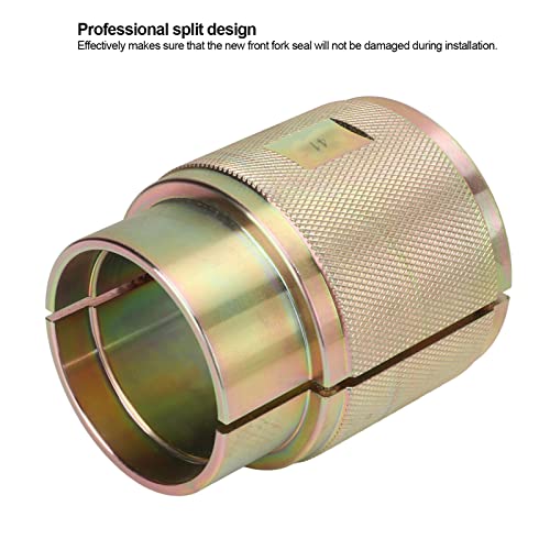 Fork Seal stuurprogramma gereedschap, motor omgekeerde vork olie Seal stuurprogramma gereedschap Carbon Steel Split ontwerp Universeel voor het vervangen van installatie(41mm/1.61in) 3