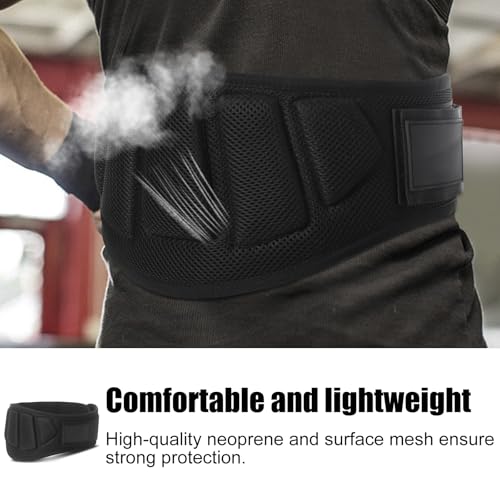 Fitnessgordel voor mannen en vrouwen, S-XL, verstelbare Powerlifting Belt, Lumbar Belt met dubbele gevoerde bocht, Dubbele steken, Lifting Belt, Terug Ondersteuning, Training Belt Gym 4