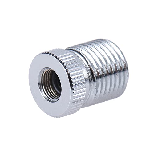Airbrush Fitting Conversion Adapter voor Badgers, Converteert mannelijke draad grootte tot 1/8 BSP, eenvoudige aansluiting, roestvrij staal materiaal, zilveren kleur