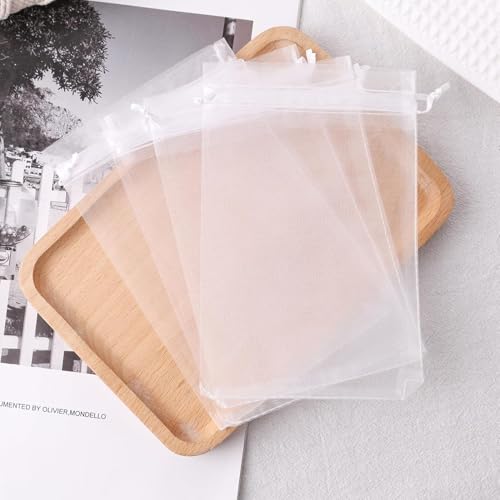 50 stuks Organza Tassen voor bruiloft geschenktassen 15 x 20 cm 4