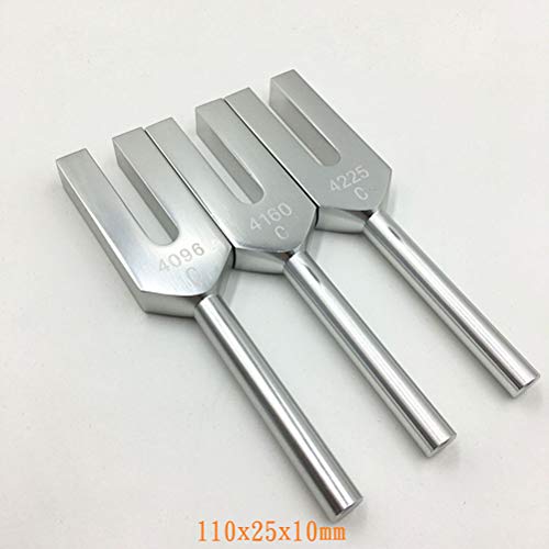 3 stuks Angel Tuning Fork Set, 4096 Hz Wonderful Sound Healing Musical Instrument 4