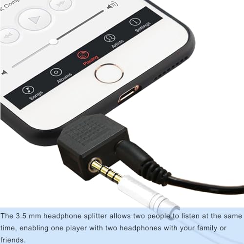 10 stuks 3,5mm hoofdtelefoon Y Splitter 1 man tot 2 vrouw, 3,5mm 1/8 inch Man tot Dual Female Stereo Jack Adapter Converter, voor mediaspelers en audioapparaten met 3,5 mm Jack 5