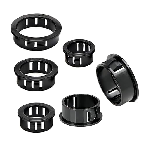 Verpakking van 20 oogbescherming voor kabel entree oogbescherming, installatie diameter 9 mm, kunststof kabel grommet, kabelogen