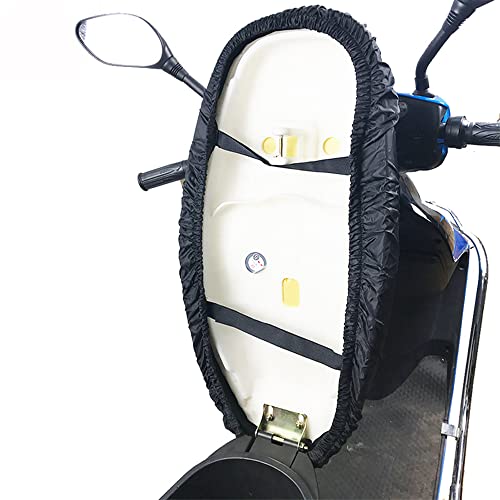 Waterdicht Motorfiets Seat Cover Universal Oxford Stof Motorfiets Seat Covers Seat Cover Stofkussen Cover Motorfiets Kussen Seat Cover Seat Beschermer voor de meeste motorfiets Scooter Covers Black XXL 5