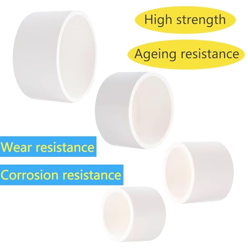 1 stuk PVC pipe caps 110 mm, afvoerbuis eindkap dop plastic pluggen 4