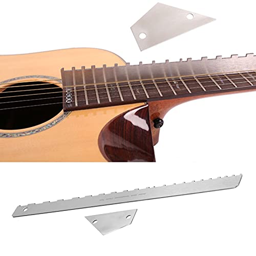 Guitar Neck Heeral, Makkelijk gebruik Roestvrij staal Fret Rocker String hoogtemeter Nauwkeurig Portable voor onderhoud 5