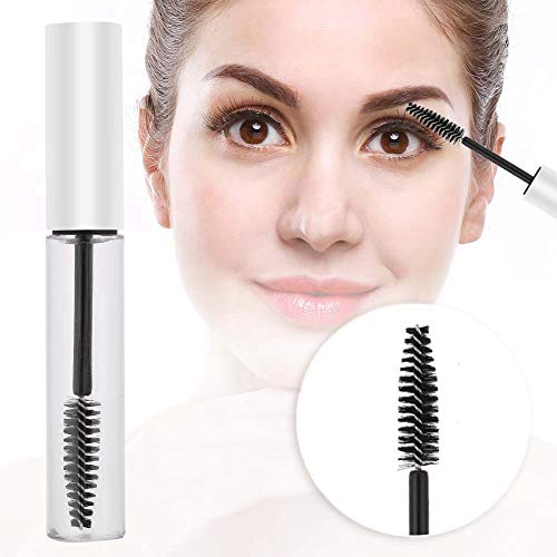 10ml Leeg Mascara Tube met wimper Wand Portable Navulbare Mascara Tubes Eyelash Cream Container fles DIY Cosmetics(White)