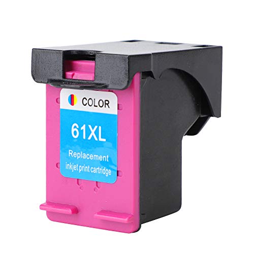 Vervanging inktpatronen, navulbare inktcartridge voor HP 61 XL Officejet 2620 4639 Deskjet 1000 1050 2000 1015 1012 1011 Printer(13.5ML kleur)