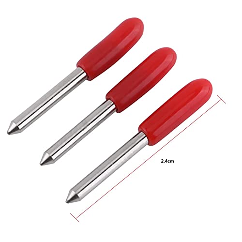 15 stuks Cutter Blade 45° Vinyl Plotter Mes Cutter Red Cap Roland Lettering Mes 45 graden Plotter Cutter Roland Vinyl Cutter 4