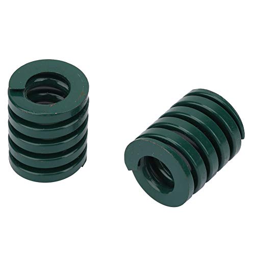 2 st OD 10mm ID 5mm Heavy Load Mold Die Spring, Heavy Load Green Mold Pressure Spring, Compression Mold Die Spring for Stamping Metal Dies (TH25*50mm)