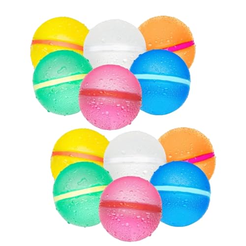 12 stuks waterbommen met automatische, magnetische waterbal, voor zwembad, strandfeest, zomer, waterpark