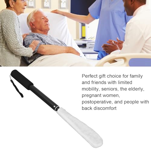 Teenreinigingsborstel, Herbruisbare Intrekbare Voetschrobber met 3 Stuks Droghoezen Perfecte Keuze voor Beperkte Mobiliteit 3