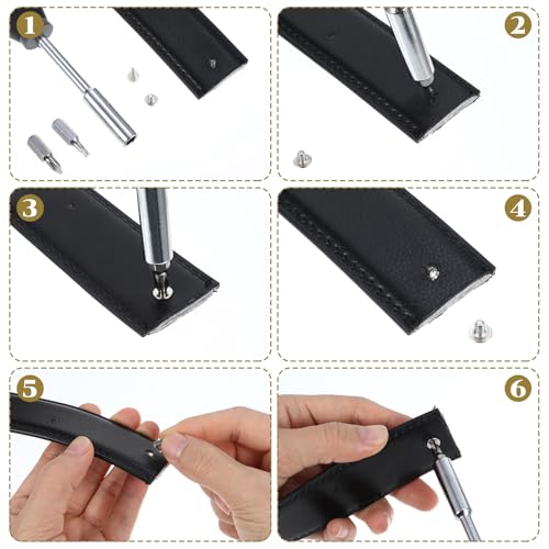 100 Sets 10MM Silver Spikes en Studs Metal Bullet Cone Spikes Schroef terug Lederen Craft Rivet Schroeven Punk Studs voor Kleding schoenen tassen Accessoires 4