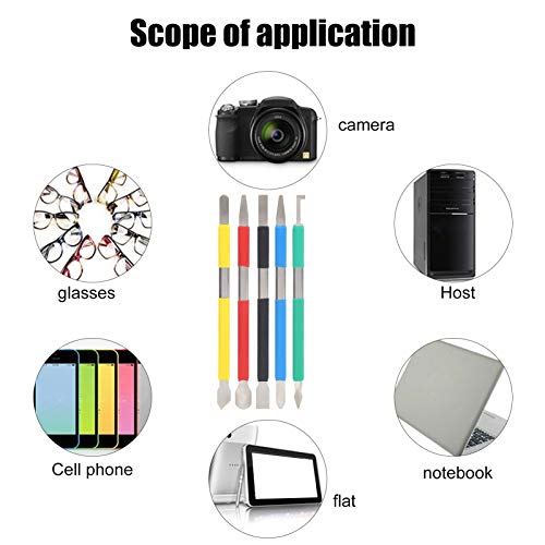 5Pcs CPU lijm Nieuwsgierig mes, laptop spudger Pry Tool Demonteren Verwijderen Glas achterzijde opening handgereedschap