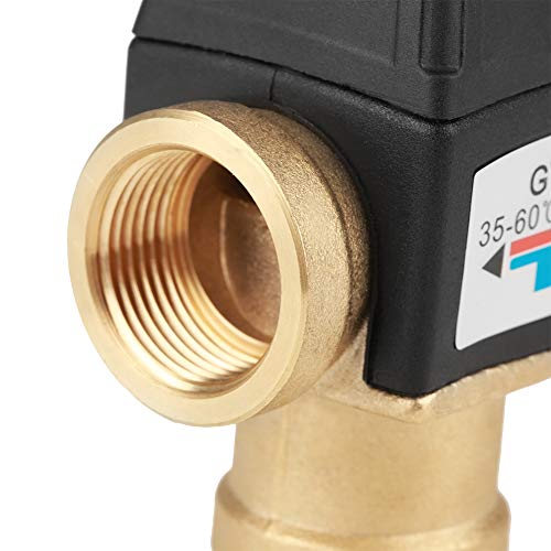 Thermostatische mengventiel, DN20 messing Thermostatische mengventiel voor warm en koud water 3 Way interne draad voor zonne-waterverwarmer, kraanventielen 4