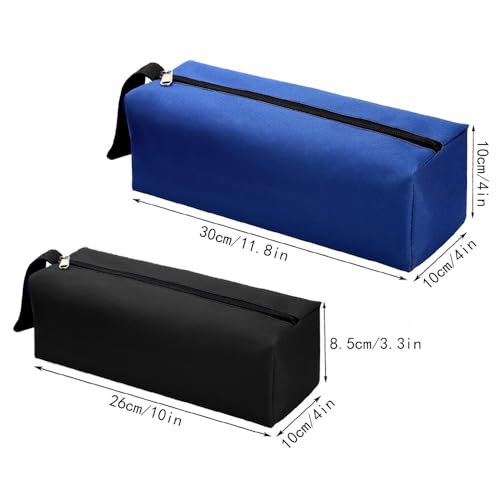 2 stuks kleine gereedschapszak, multifunctionele gereedschapsorganizer opslagzak Canvas gereedschap opslag zakken rits gereedschap rollen waterdichte schroevendraaier gereedschap bestellingen