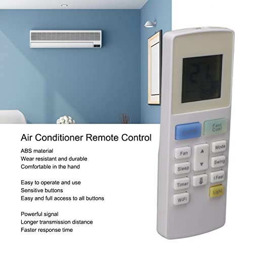 Airconditioning afstandsbediening voor Yaw1f9 Gree Montana Daitsu Eenvoudige bediening Comfortabel materiaal Yaw1f1 Yaw1f4 Yaw1f9 Afstandsbediening Ac voor Compatibele Gree Airconditioning