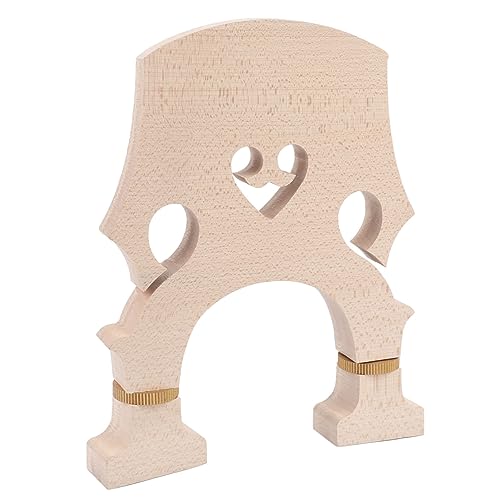 Dubbele basbrug, verstelbare koperen schroef, esdoorn hout, verbeterde prestaties (3/4)