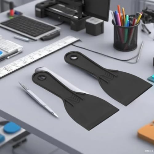 2Scs 3D Printer Spatula Resin Verwijder Scraper Plastic Spatula voor 3D Printing Air Bubble Verwijderaar 3