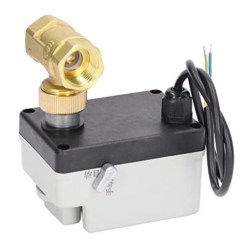 1/2" Gemotoriseerde kogelklep, DN15 DC 12V-24V Messing Normaal gesproken gesloten balventiel met 2 Wire setup, volledige poort voor In-Home Water Systems, Automatiseringssystemen 4