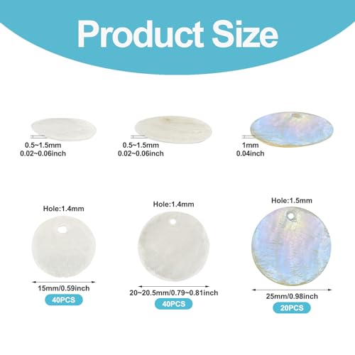 Natuurlijke Shell Charms Zoetwater Seashell Dangel Bedels Losse Spacer Hangers voor armbanden ketting oorbellen sieraden maken 3