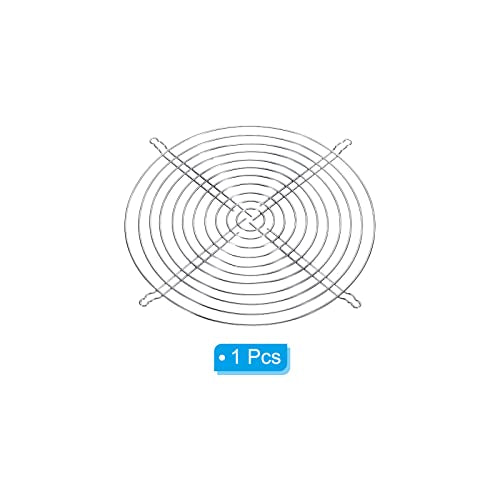 254mm Dia Fan Finger Grill, 1 Pack Metal Grill Protector Guard voor 254X254mm Ventilator beschermhoes DIY, Silver 3