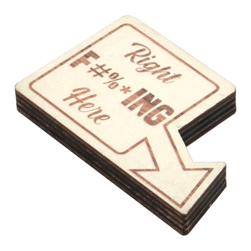 1 PC. Grappige 8-bal pocket marker, grappige golf bal marker, unieke houten golf bal markers met grappige woorden Mischief golf bal marker 3