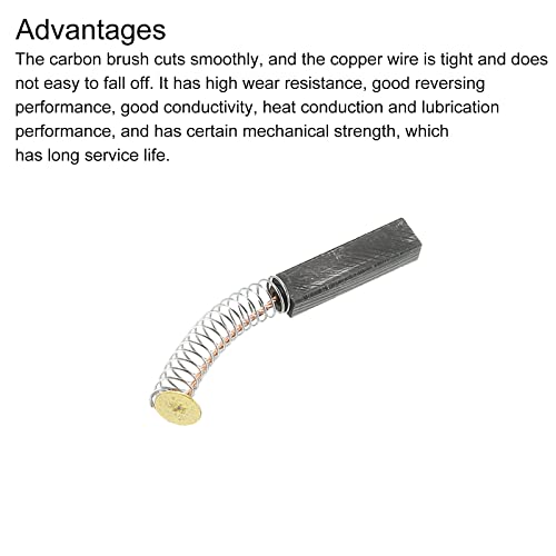 Carbon Penselen 20x5x4mm voor Elektrische Motoren Power Tool Hoek slijper tafelzaag reserveonderdelen reparatie, 2 Pack 4