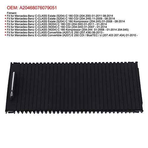 Middenconsole, Cover Roller Blind Center Console Roller Blind Replacement Fit voor C-klasse E-klasse W204 5