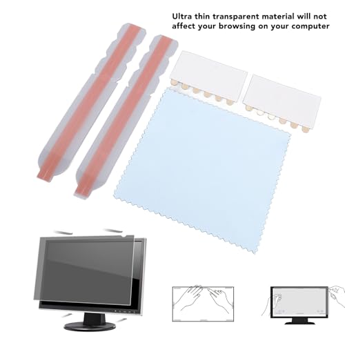 5 Set Privacy Filter Kleefstrips, Computer Privacy Screen Mounting Accessoires Dubbelzijdige lijm Strips voor Laptops en Monitors 4